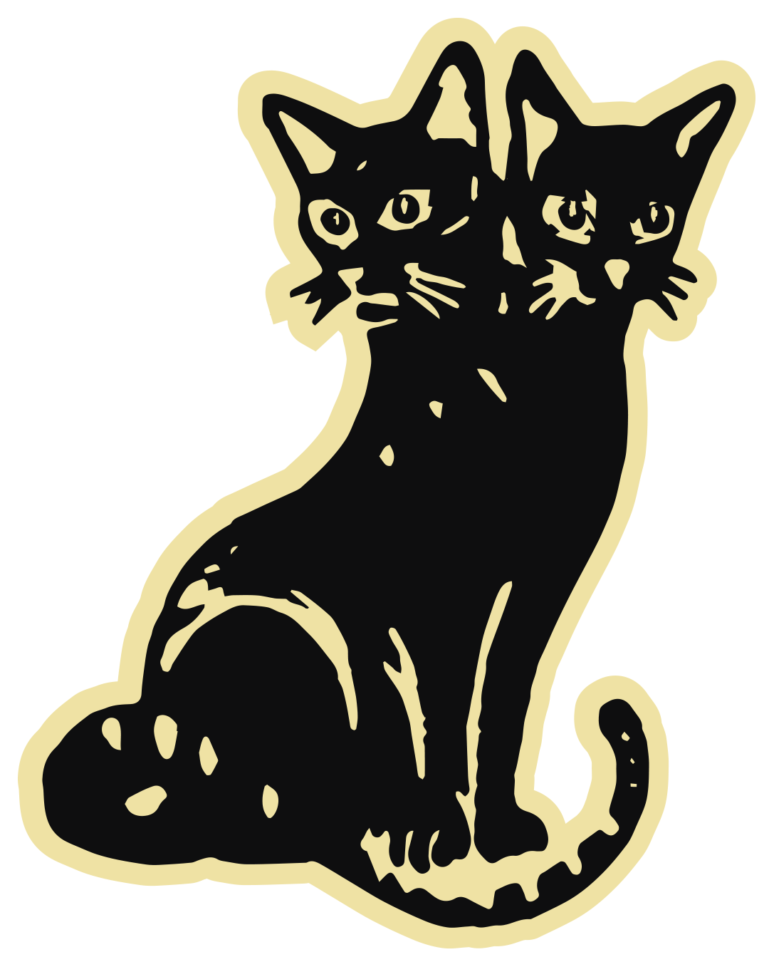 LARRY — the two-headed cat