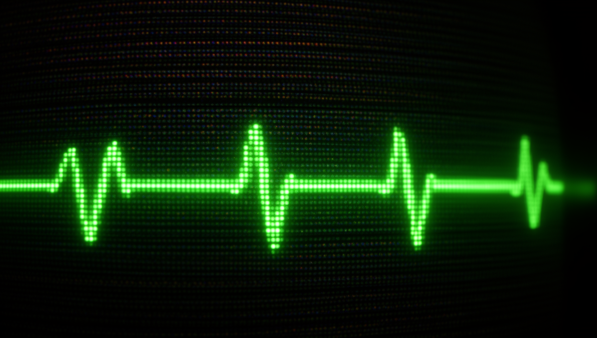 The pulse in phosphor dots, macro